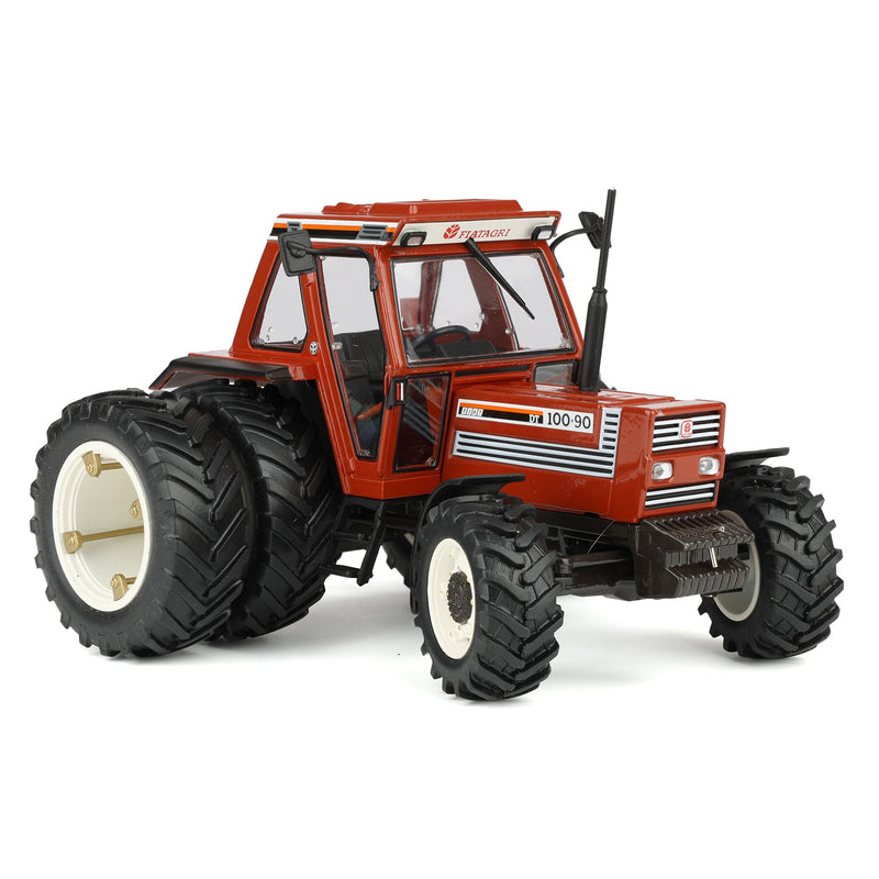 1/32 Fiat 100-90 4WD Tractor with Cab, MFD, & Rear Duals by Replicagri
