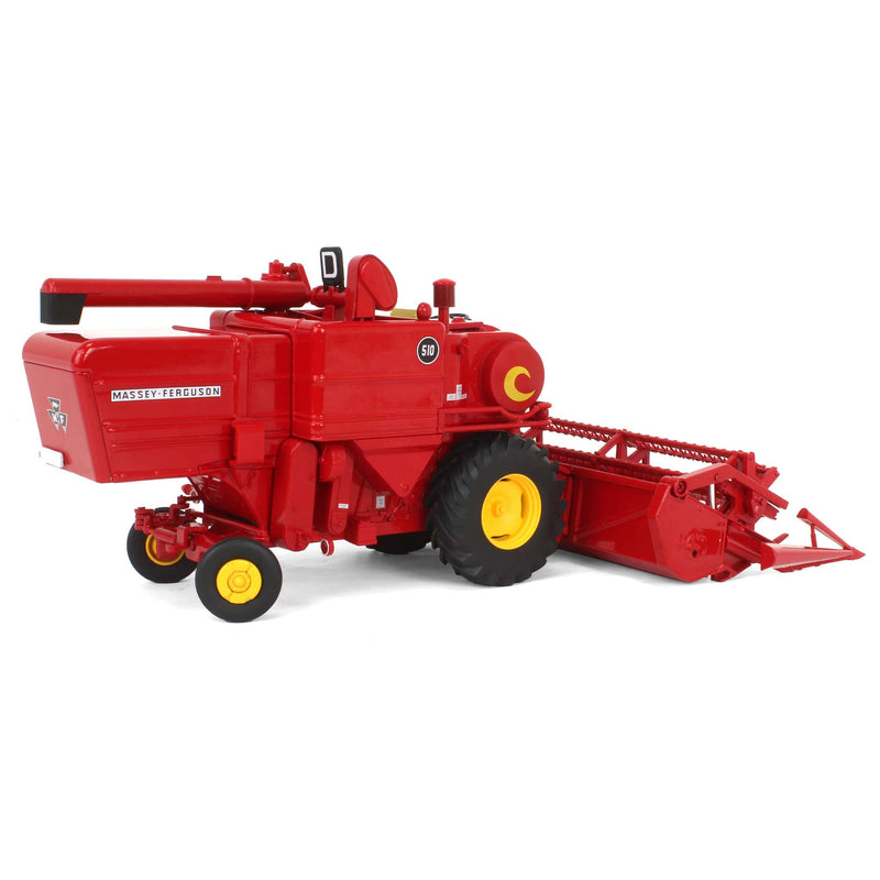 1/32 Massey Ferguson 510 Generation 2 Combine with Grain Head & Trailer