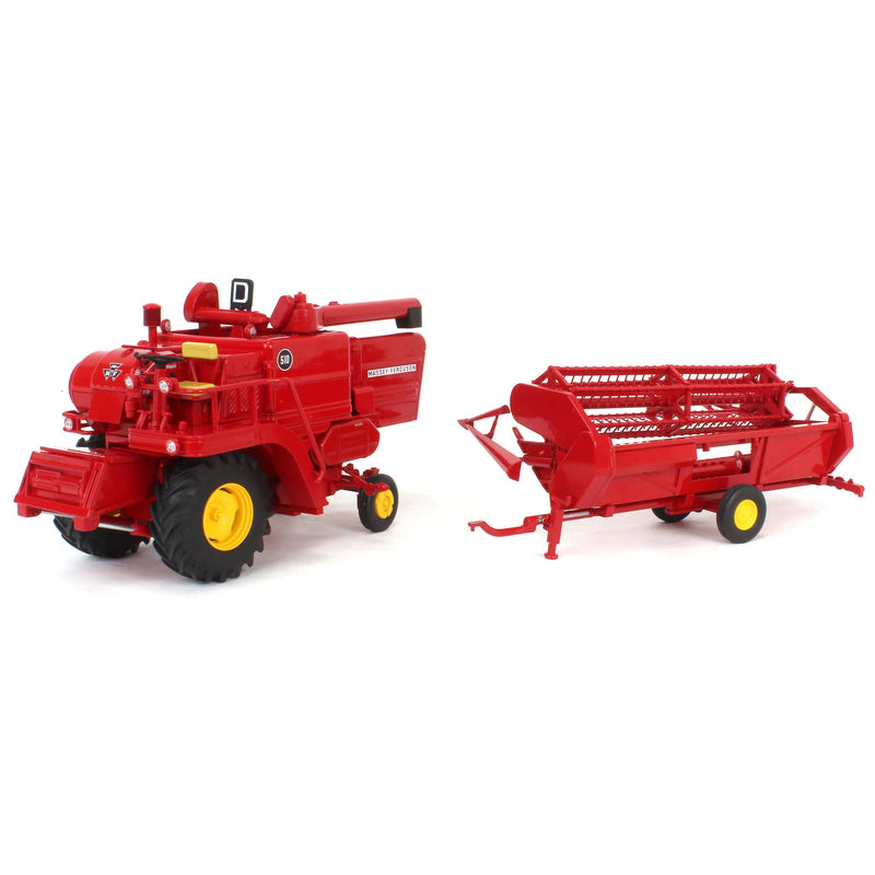 1/32 Massey Ferguson 510 Generation 2 Combine with Grain Head & Trailer