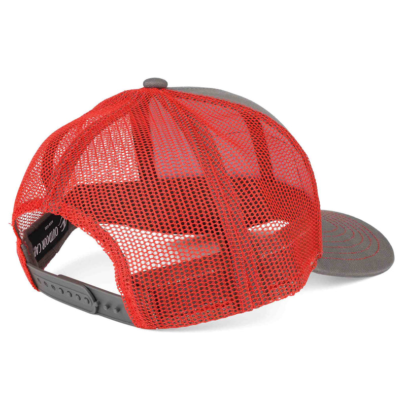 Massey Ferguson Grey Twill with Red Mesh Back Cap