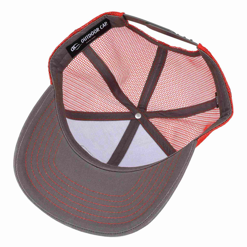Massey Ferguson Grey Twill with Red Mesh Back Cap