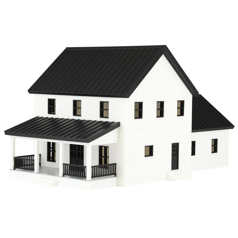 1/64 White & Black Modern Farmhouse, 3D Printed