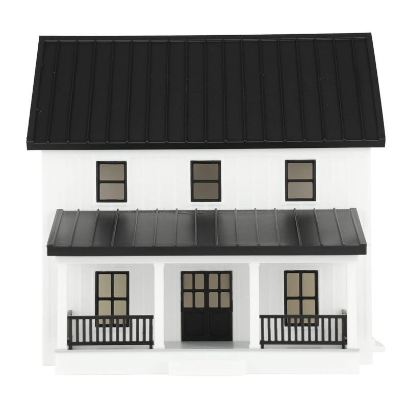 1/64 White & Black Modern Farmhouse, 3D Printed