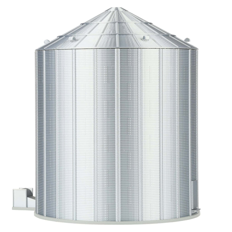 1/64 15-20K Bushel Grain Bin with Ladder & Centrifugal Fan, 3D Printed