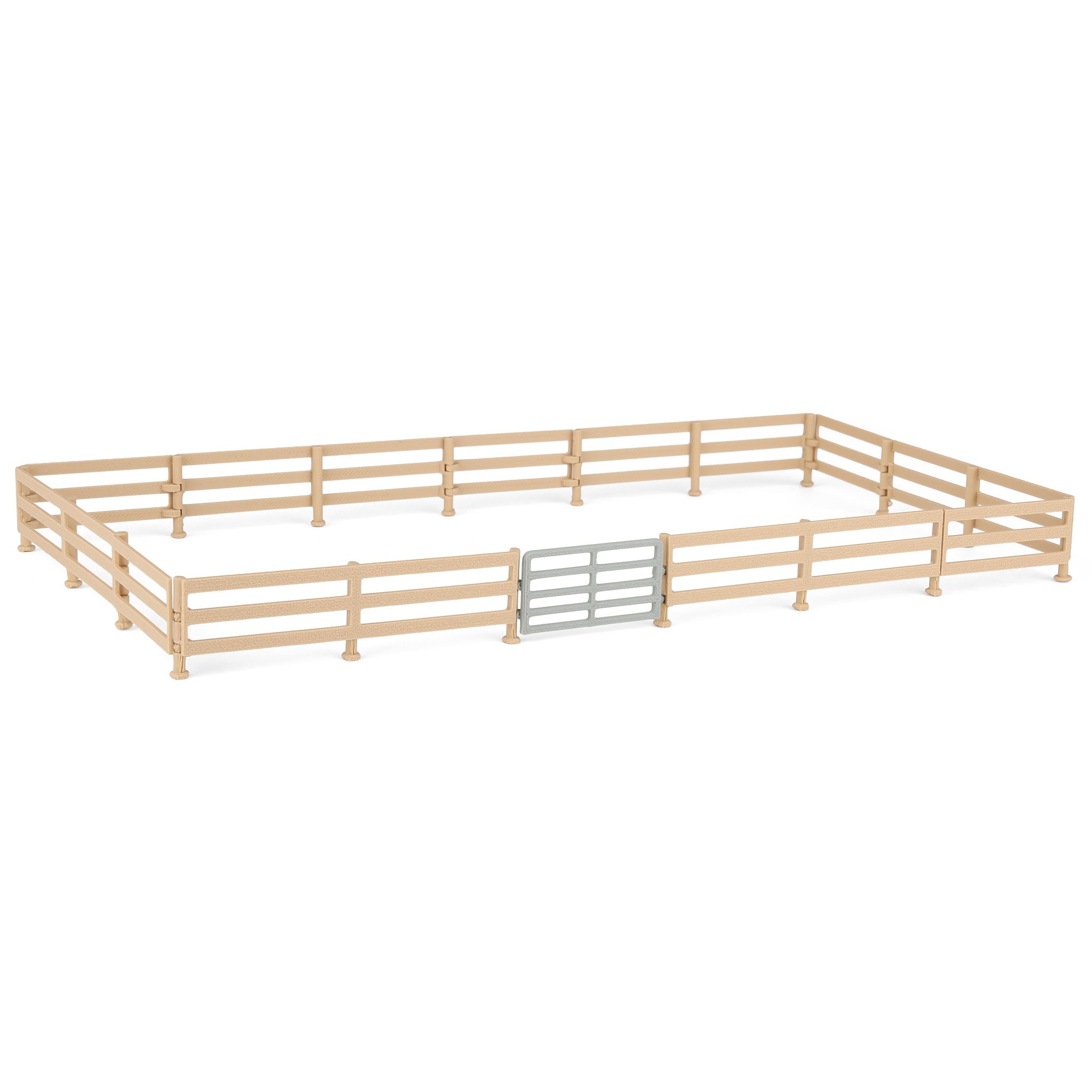 1/64 Wood-Look Fencing 6-Pack with Gate by REVD Toys, 3D Printed ...