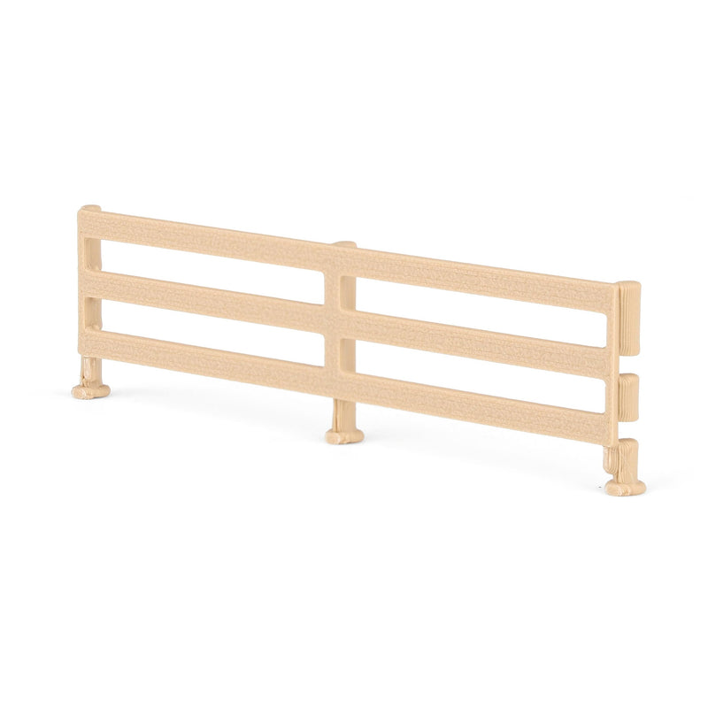 1/64 Wood-look Fencing 6-pack with Gate, 3D Printed