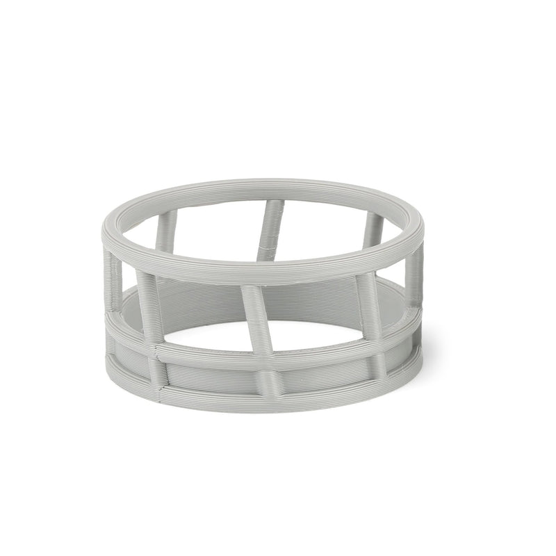 1/64 Gray Round Bale Hay Feeder, 3D Printed