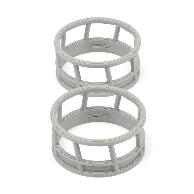 1/64 Gray Round Bale Hay Feeder 2-pack, 3D Printed