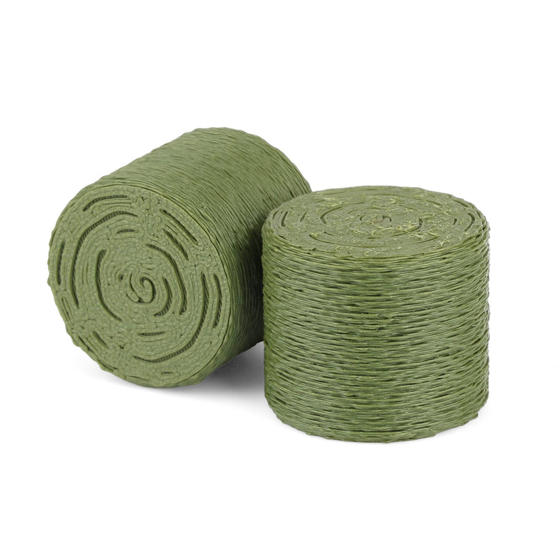 1/64 24-pack of Round Hay Bales, 3D Printed