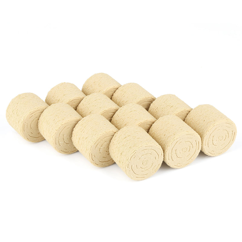 1/64 12-pack of Round Straw Bales, 3D Printed
