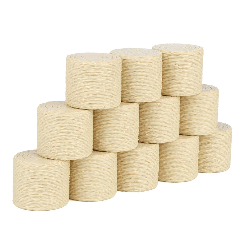 1/64 12-pack of Round Straw Bales, 3D Printed