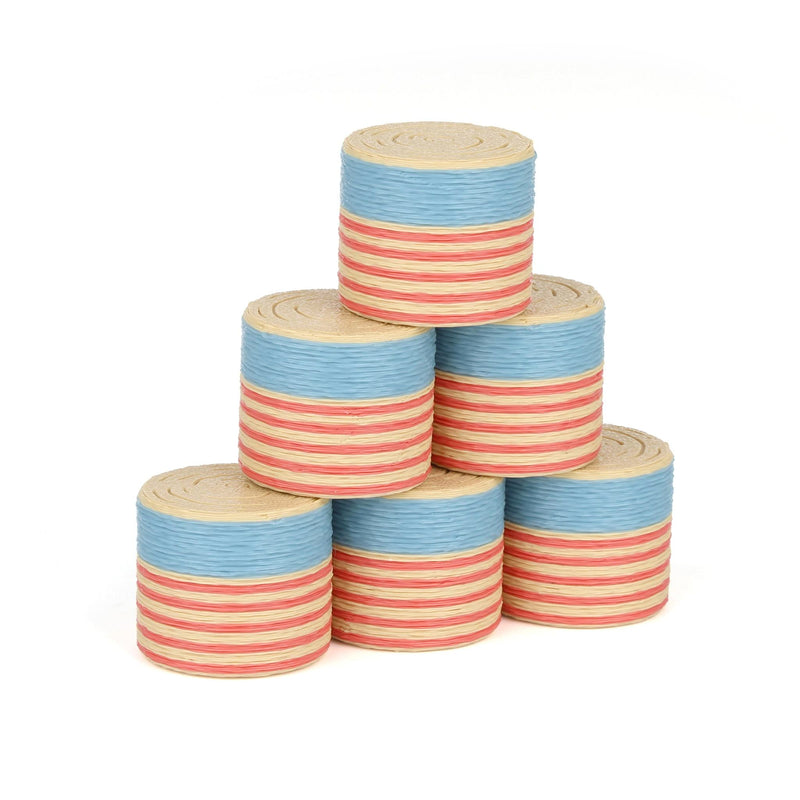 1/64 Round Freedom Wrap Straw Bales 6-Pack by REVD Toys, 3D Printed