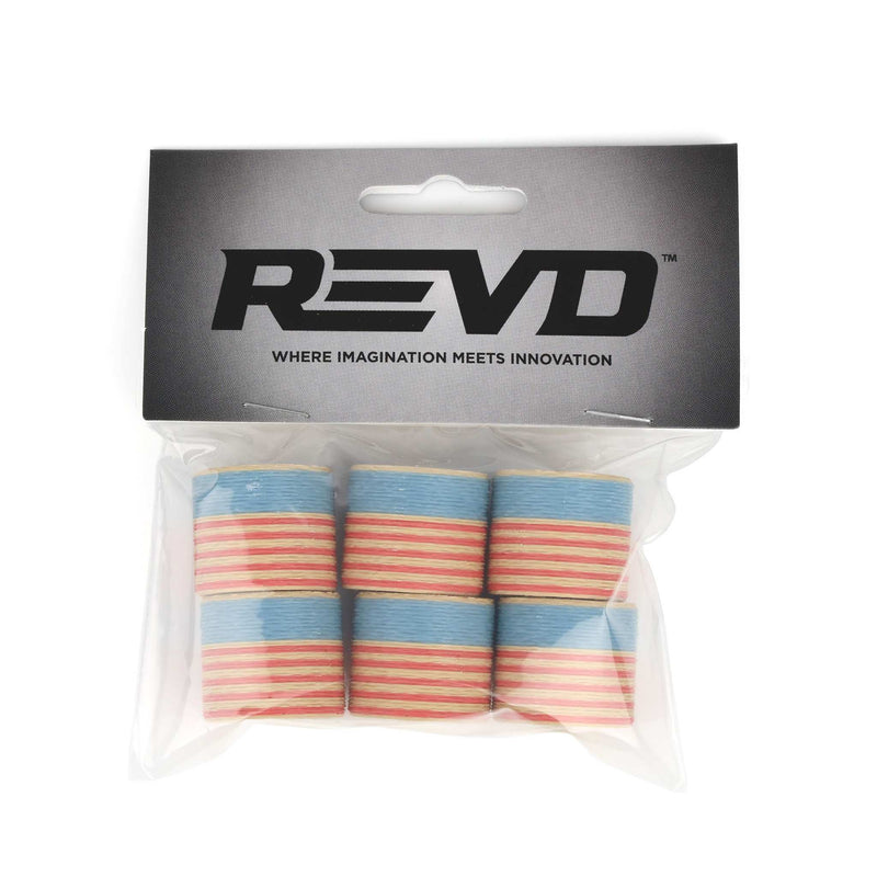 1/64 Round Freedom Wrap Straw Bales 6-Pack by REVD Toys, 3D Printed