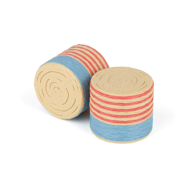 1/64 Round Freedom Wrap Straw Bales 12-Pack by REVD Toys, 3D Printed