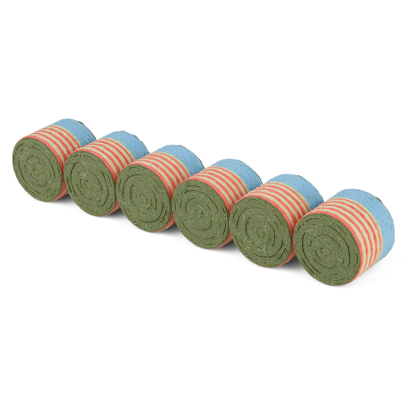 1/64 Round Freedom Wrap Hay Bales 6-Pack by REVD Toys, 3D Printed