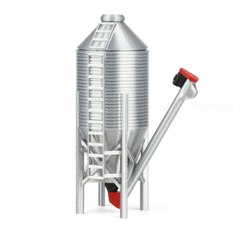 1/64 10-Ton Feed Bin with Auger & Flex Auger Attachments by REVD Toys, 3D Printed