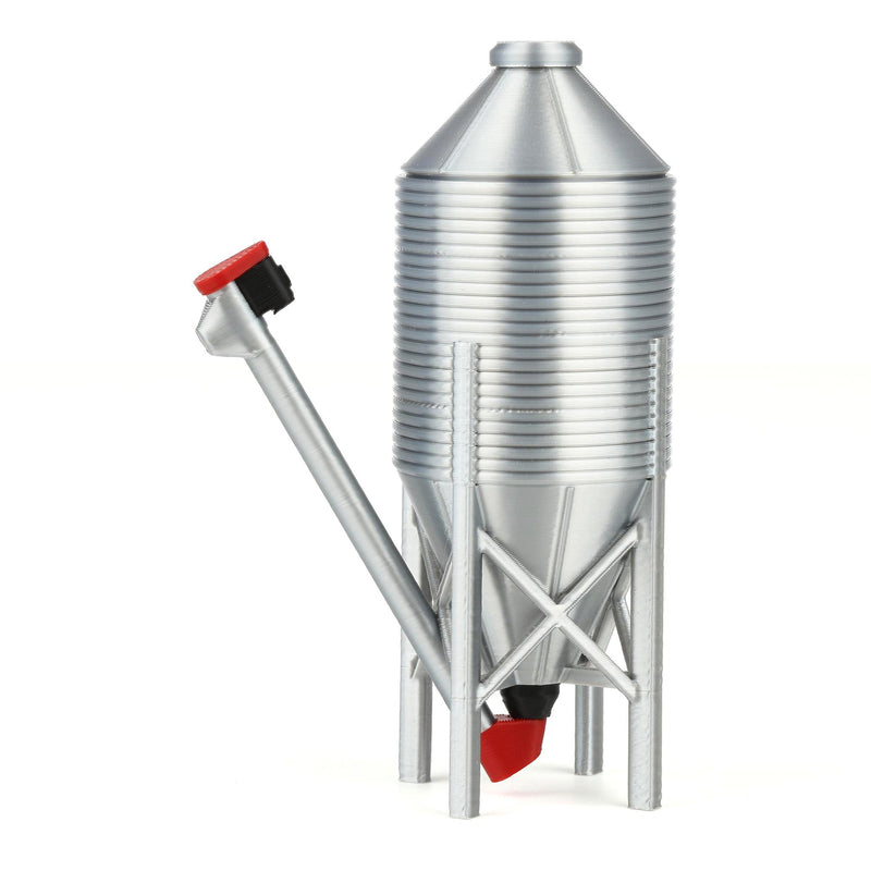 1/64 10-Ton Feed Bin with Auger & Flex Auger Attachments by REVD Toys, 3D Printed