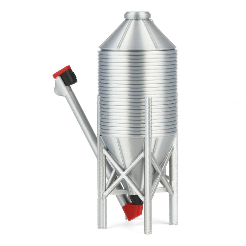 1/64 10-Ton Feed Bin with Auger & Flex Auger Attachments by REVD Toys, 3D Printed