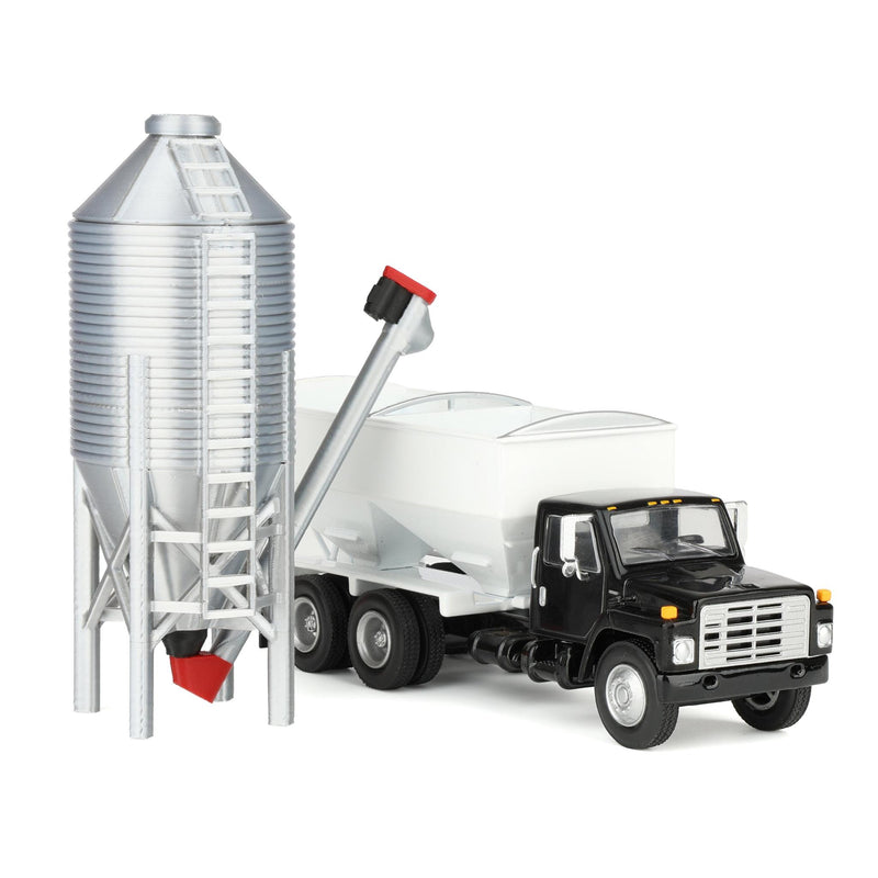1/64 10-Ton Feed Bin with Auger & Flex Auger Attachments by REVD Toys, 3D Printed
