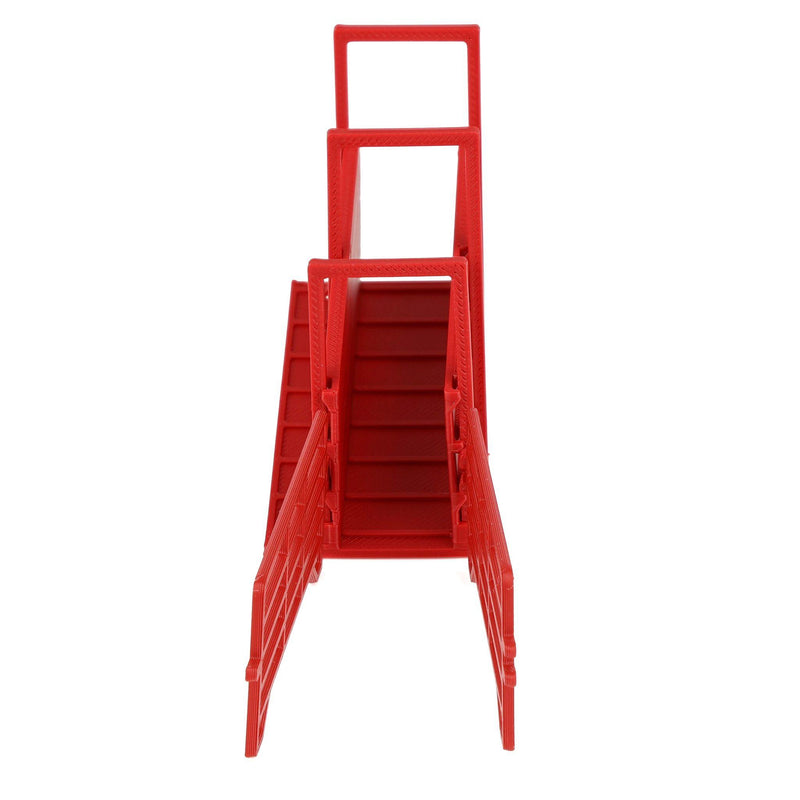 1/64 Red Cattle Loading Ramp with Corral Panels by REVD Toys, 3D Printed