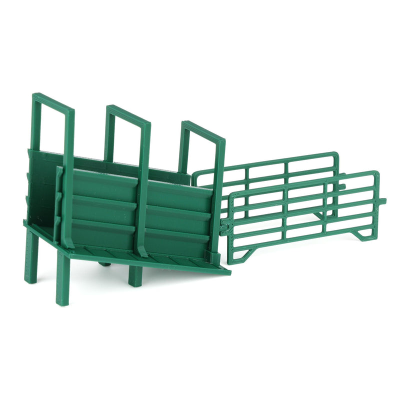 51/64 Green Cattle Loading Ramp with Corral Panels by REVD Toys, 3D Printed
