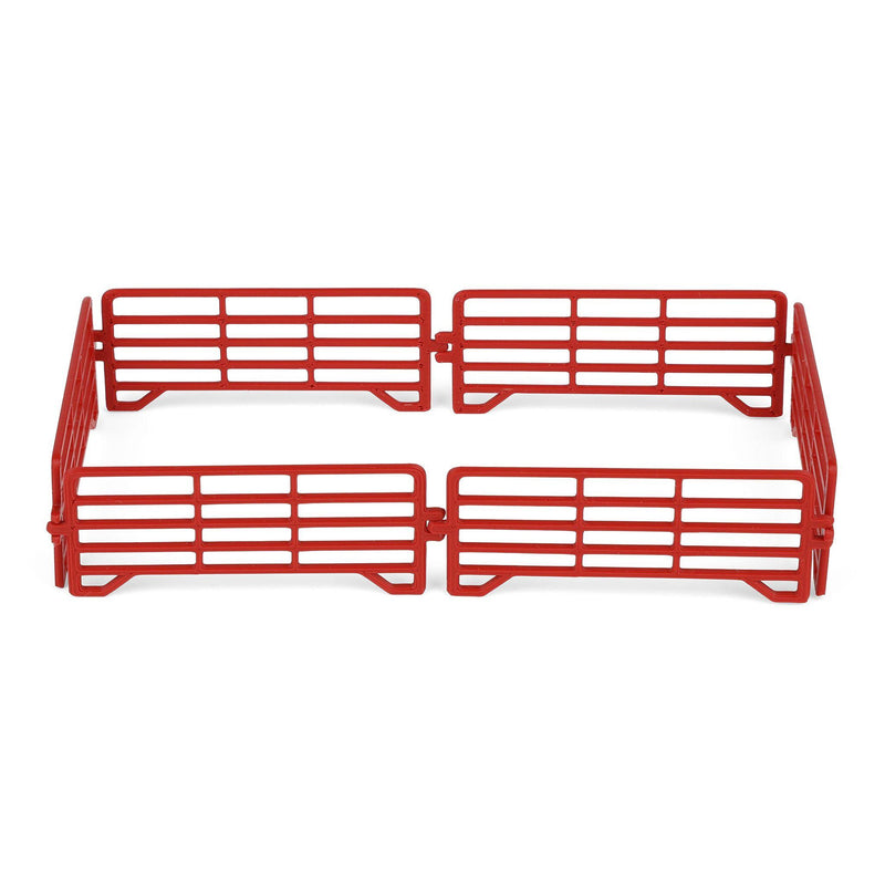 1/64 Red Cattle Corral Panel 6-Pack by REVD Toys, 3D Printed
