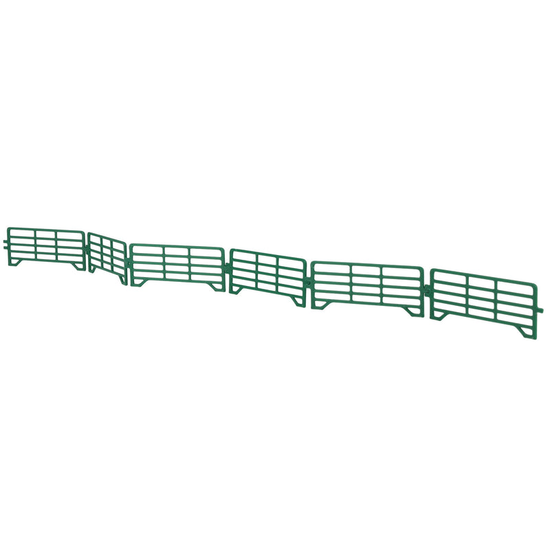 1/64 Green Cattle Corral Panel 6-Pack by REVD Toys, 3D Printed