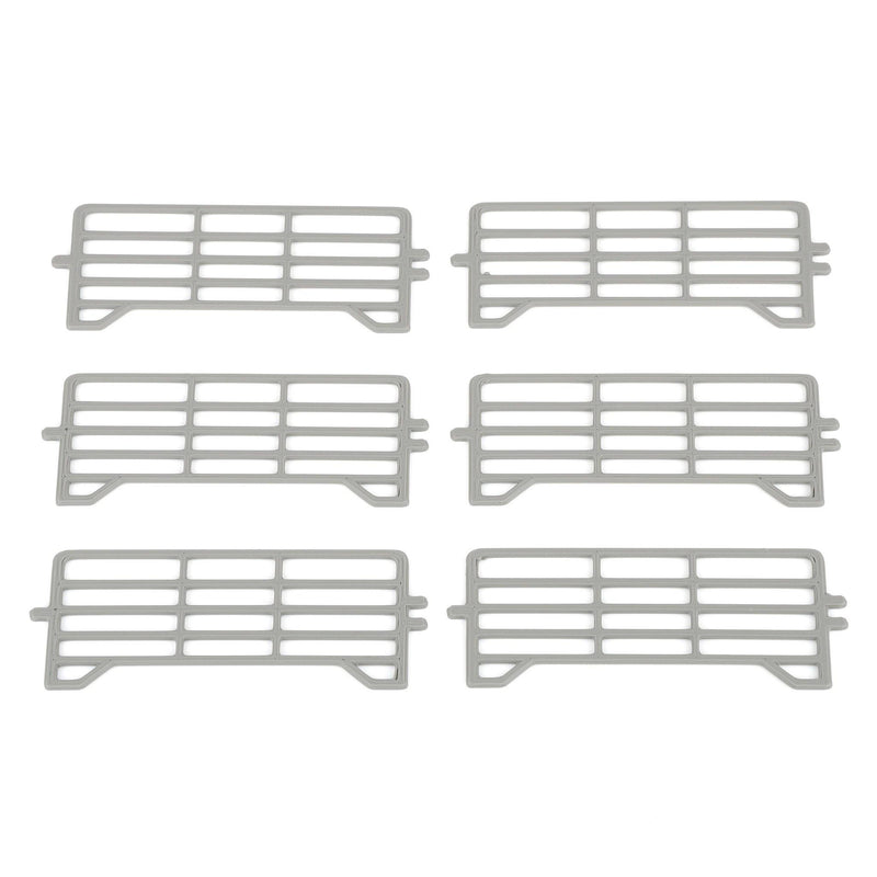 1/64 Gray Cattle Corral Panel 6-Pack by REVD Toys, 3D Printed