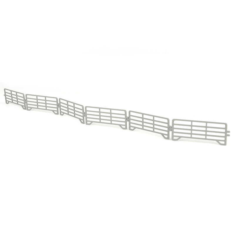 1/64 Gray Cattle Corral Panel 6-Pack by REVD Toys, 3D Printed