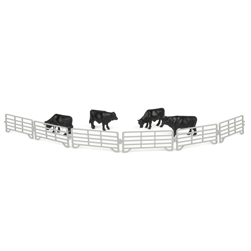 1/64 Gray Cattle Corral Panel 6-Pack by REVD Toys, 3D Printed