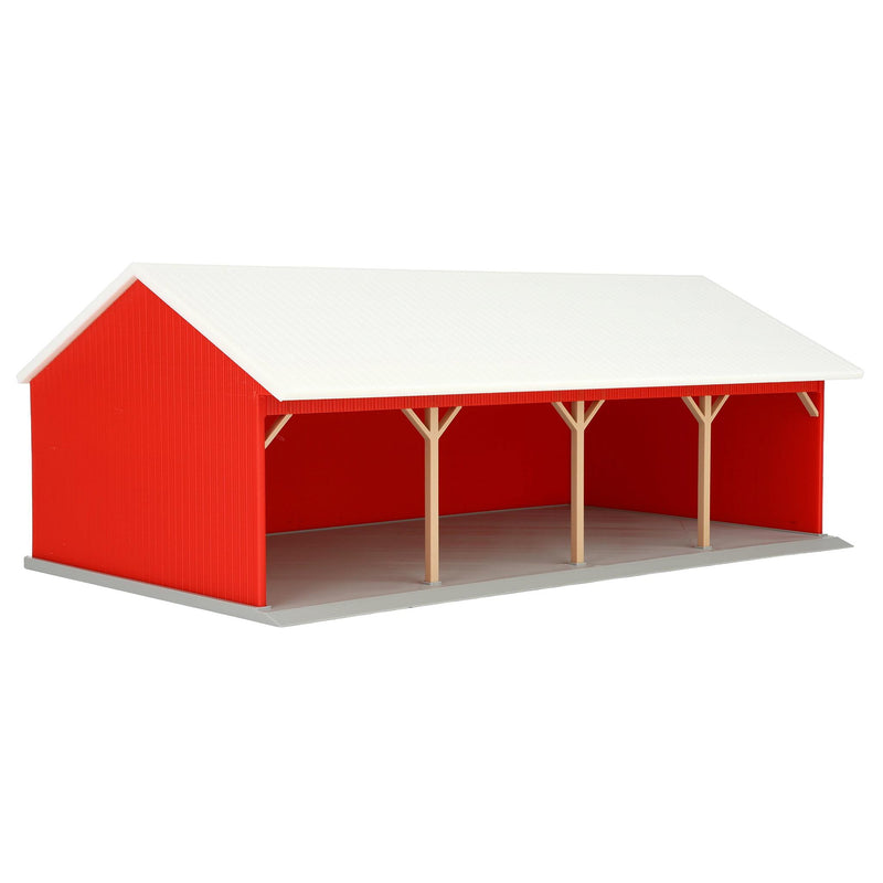 1/64 Open-Sided 40ft x 70ft Four Bay Machinery Shed by REVD Toys, 3D Printed