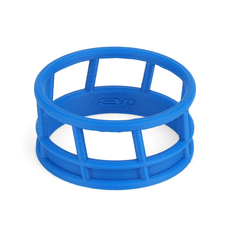 1/64 Blue Round Bale Hay Feeder 2-Pack by REVD Toys, 3D Printed