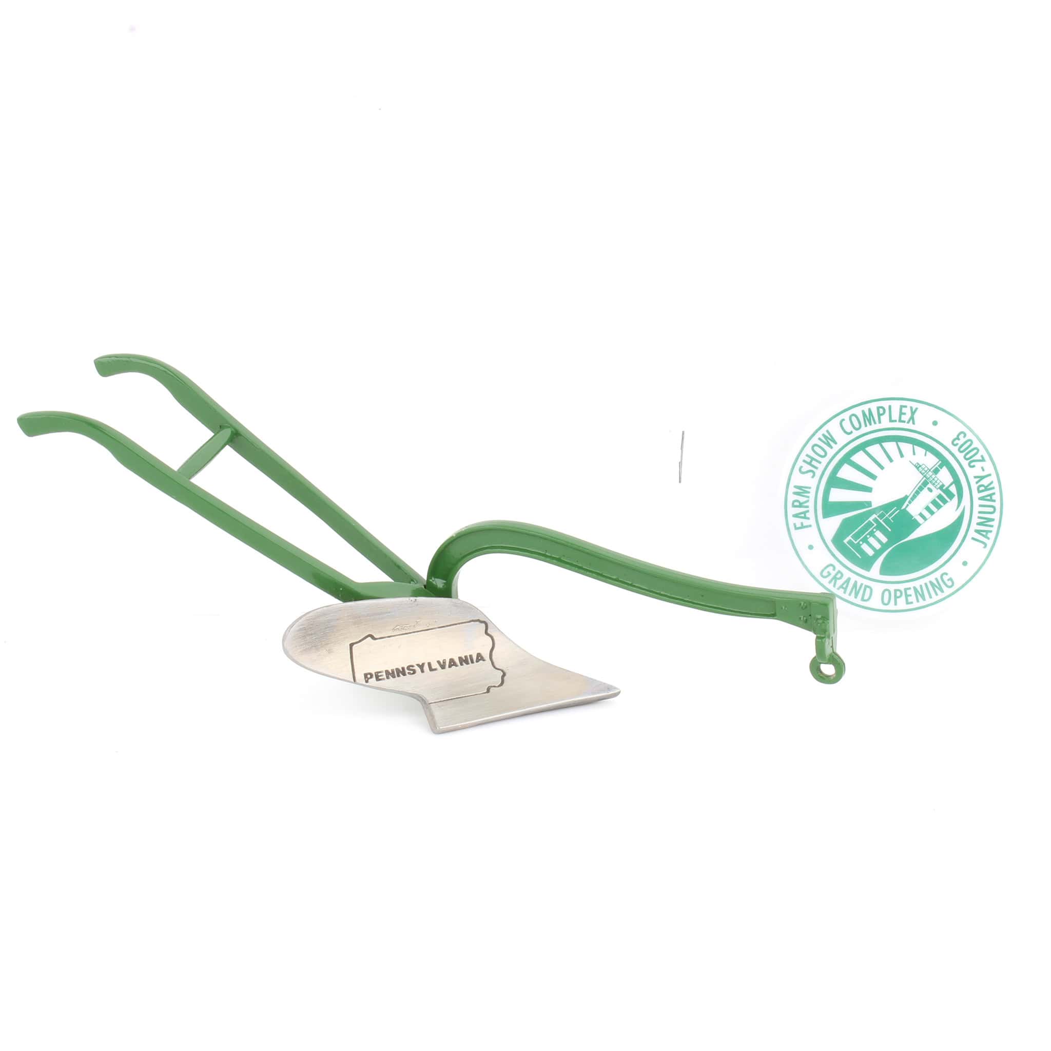 Pennsylvania Historic Green Frame One Bottom Walking Plow by