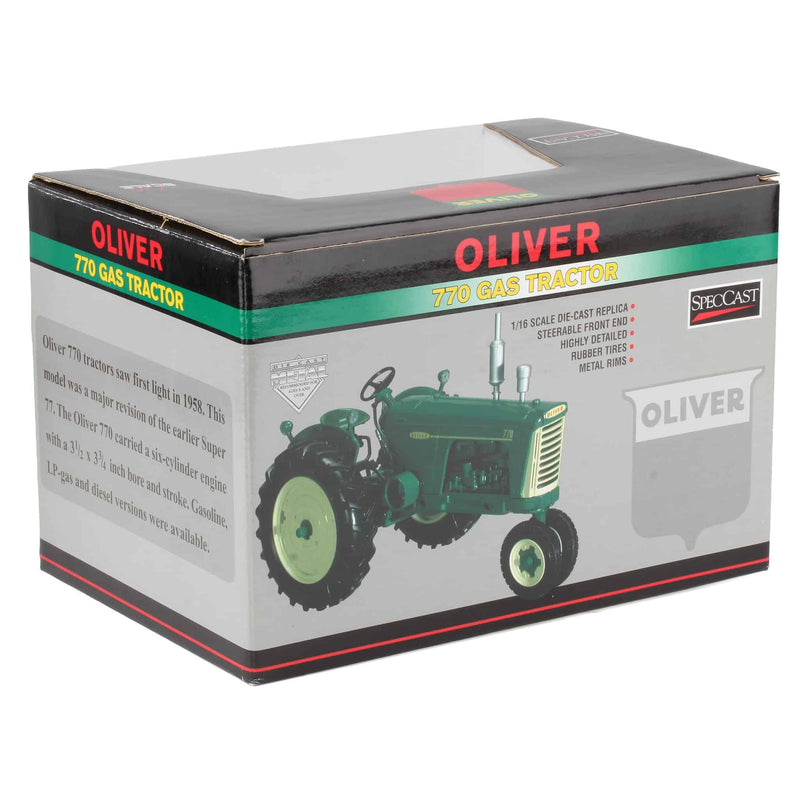 1/16 Oliver 770 Diesel Narrow Front Tractor by SpecCast, 2004 Nova Ruritan Show Tractor