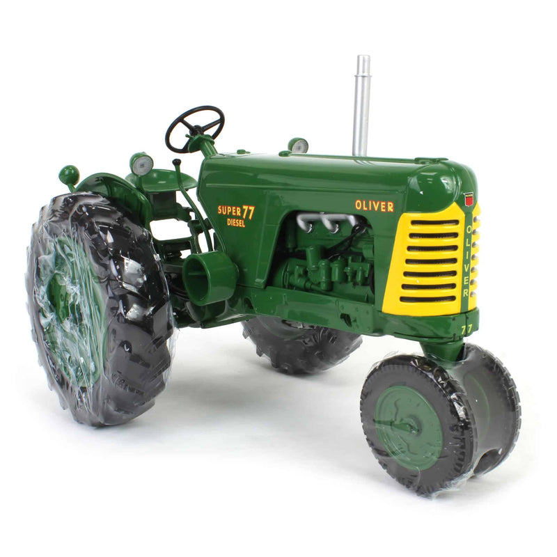 1/16 Oliver Super 77 Diesel Tractor with Green Wheels