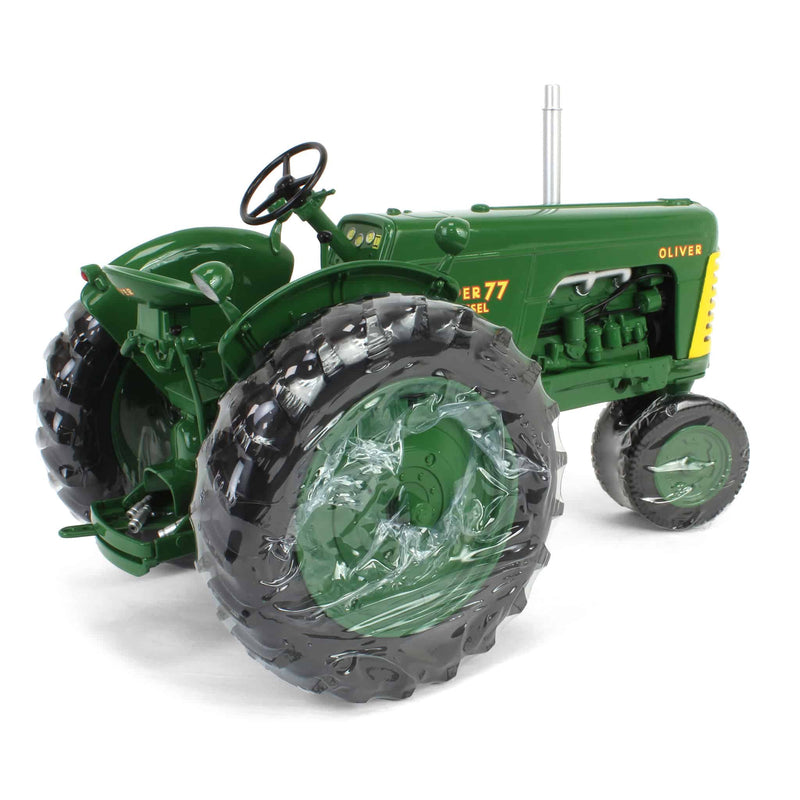 1/16 Oliver Super 77 Diesel Tractor with Green Wheels