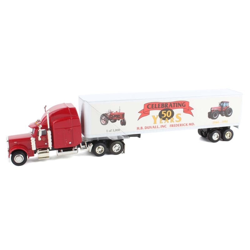 1/64 Peterbilt 379 Semi Truck Bank, H.B. Duvall CASE Dealership LE /1000 by SpecCast