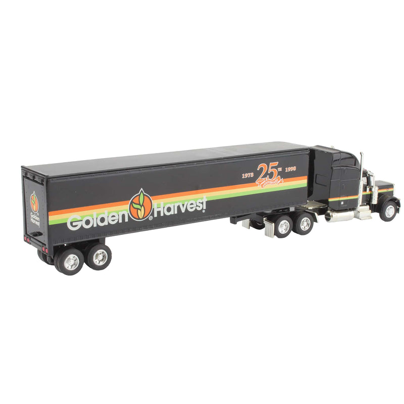 1/64 Golden Harvest 25th Anniversary Limited Edition Peterbilt 379 Semi Truck & Trailer by SpecCast