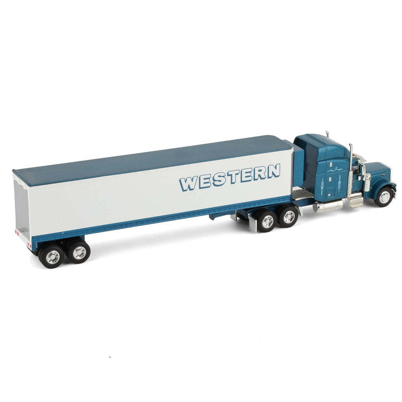 1/64 Peterbilt 379 Conventional Semi Truck & Reefer Trailer by SpecCast, Western