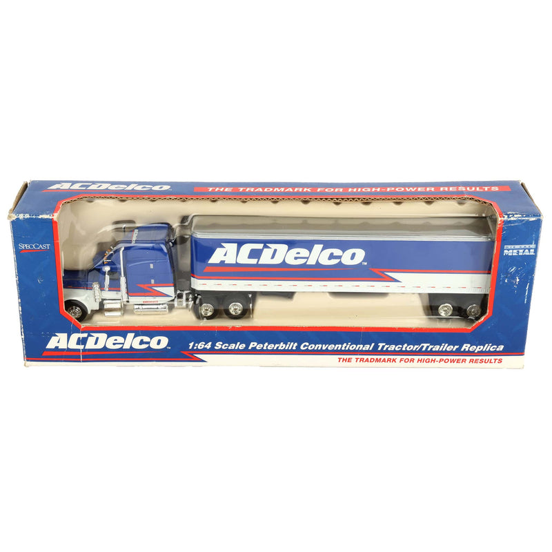 (B&D) 1/64 Peterbilt Conventional Semi with ACDelco Box Trailer