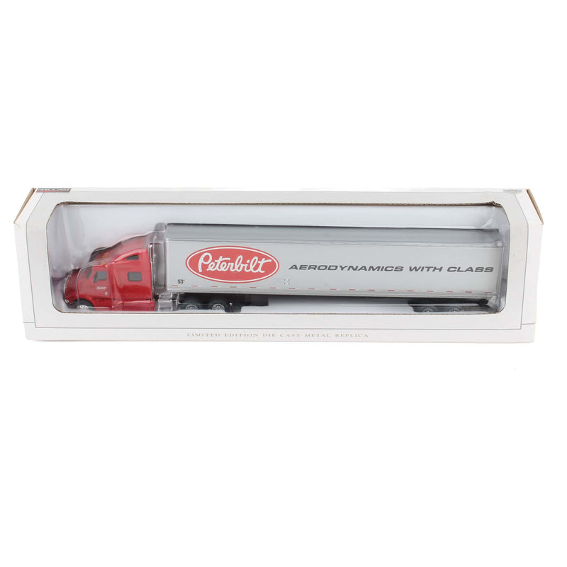 1/64 Peterbilt "Aerodynamics With Class" 387 Semi Truck & 53' Trailer by SpecCast