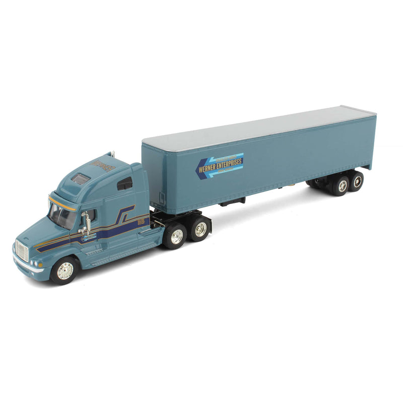 1/64 Freightliner C120 Semi Truck Bank, Werner Enterprises by SpecCast