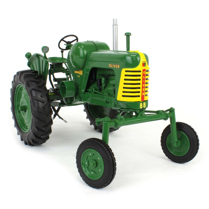 1/16 Oliver Super 88 Tractor, LP Gas High Crop with Green Wheels