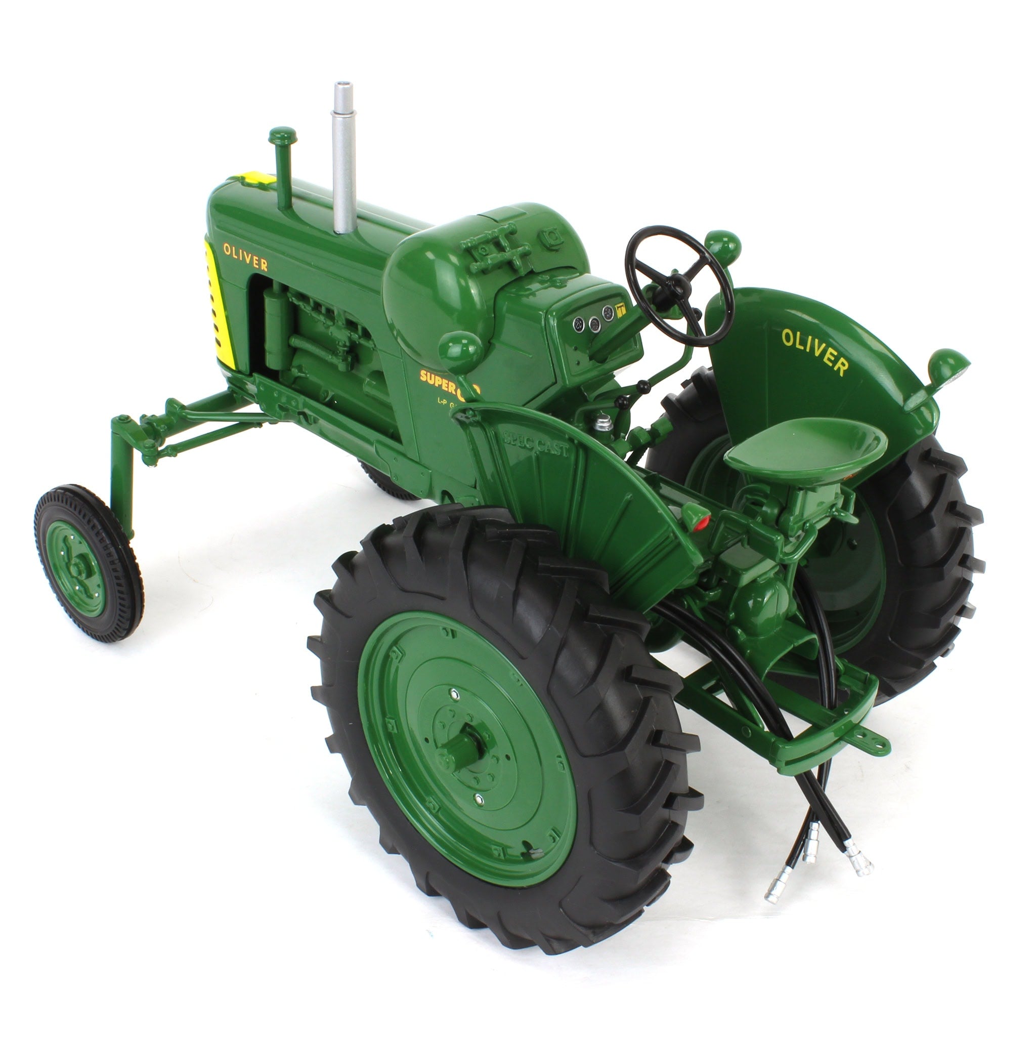 1/16 Oliver Super 88 Tractor, LP Gas High Crop with Green Wheels