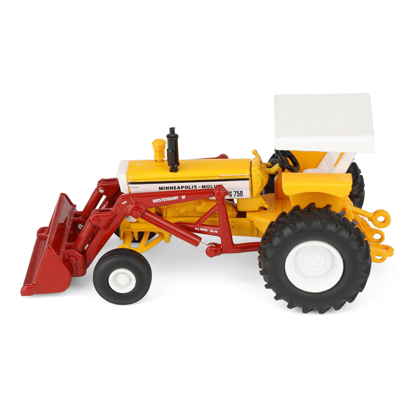 1/64 Minneapolis Moline G750 Tractor with Wide Front & Loader by SpecCast