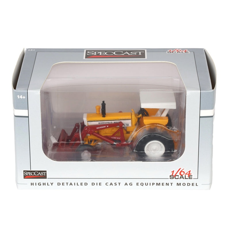 1/64 Minneapolis Moline G750 Tractor with Wide Front & Loader by SpecCast