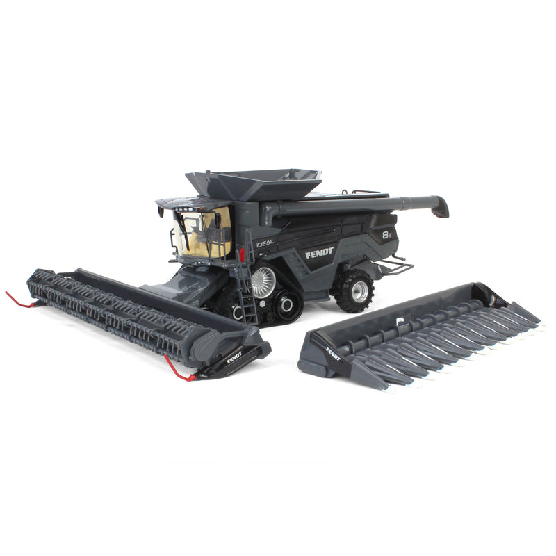 (B&D) 1/64 Fendt Ideal 8T Combine with Corn Head, Grain Head, & Front Tracks - Damaged Box