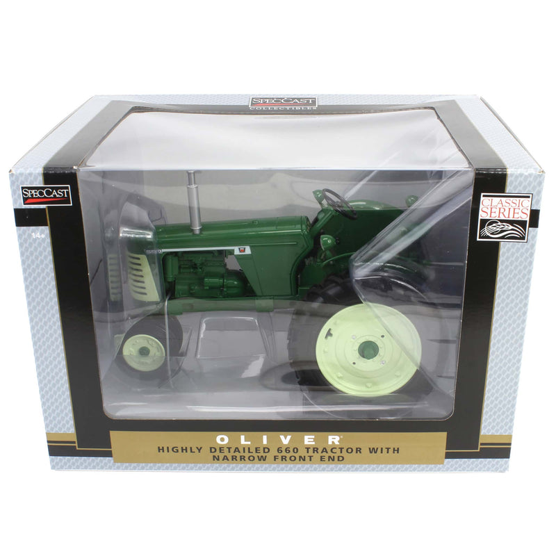 1/16 Oliver 660 Gas Tractor with Narrow Front by SpecCast