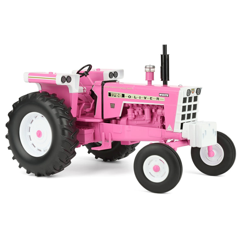 1/16 Pink Oliver 1755 Open Station Tractor with Wide Front by SpecCast