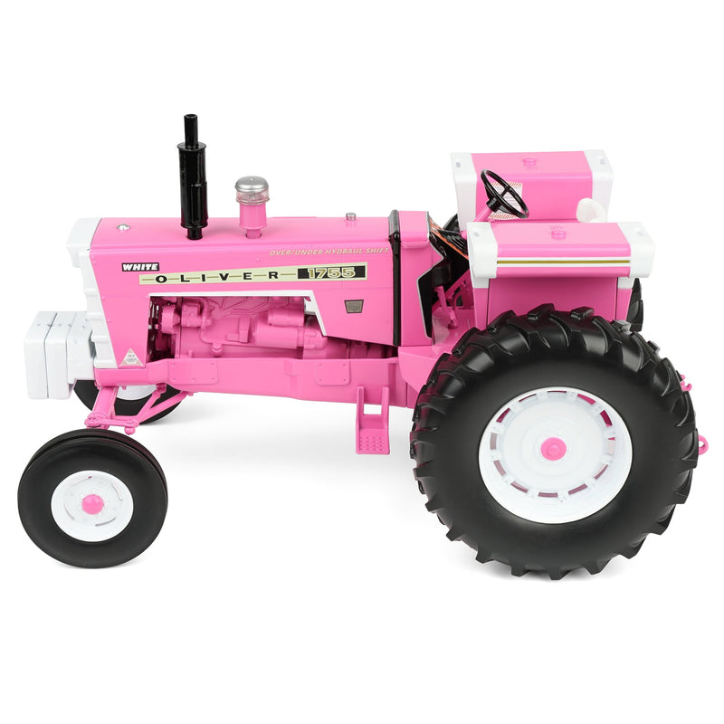 1/16 Pink Oliver 1755 Open Station Tractor with Wide Front by SpecCast